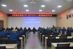 公司召开“大干2023”一季度绩效考评会议