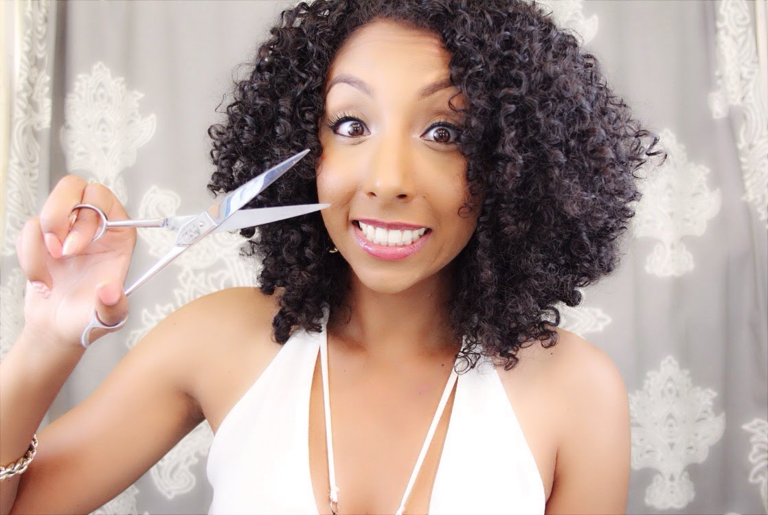 How To Cut Your Own Long Curly Hair At Home
